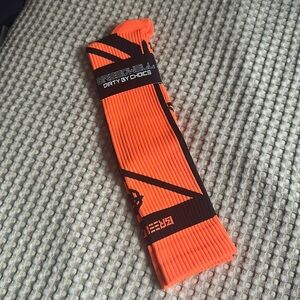 Breedwell Orange and Black Athletic Socks